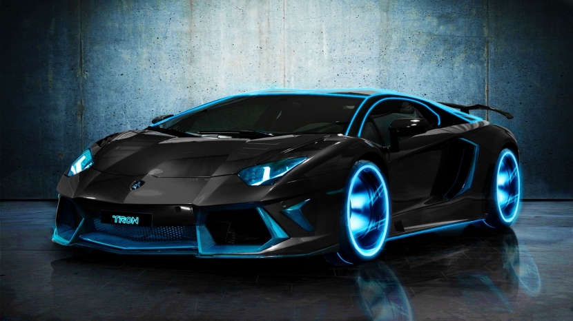Free-HD-TRON-Lamborghini-Aventador-Wallpapers